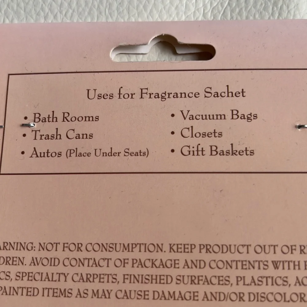 Fragrance Sachet Amber (2) pack